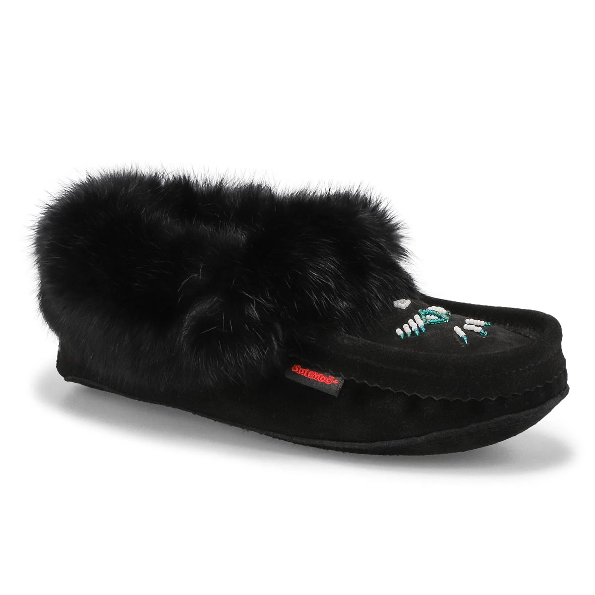 SoftMoc Women's 677 L Rabbit Fur Moccasin - M - Image 2