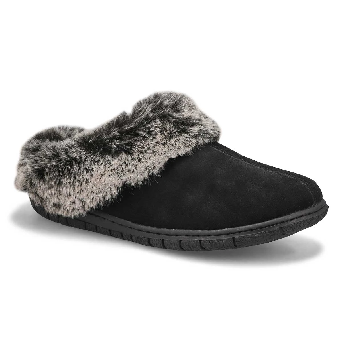 SoftMoc Women's Beth Open Back Slipper - Blac