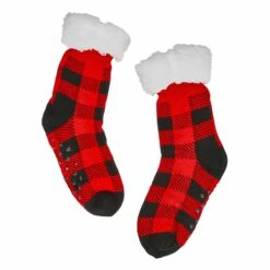 SoftMoc Women's Buffalo Plaid Slipper Sock -