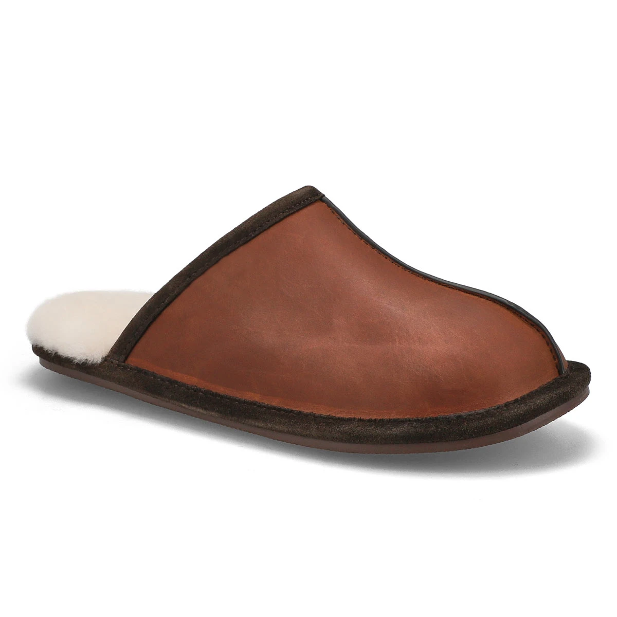 SoftMoc Men's Cadel 2 Open Back Slipper - Bro - Image 2
