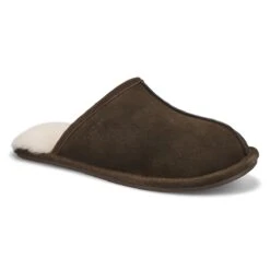 SoftMoc Men's Cadel 2 Open Back Slipper - Bro
