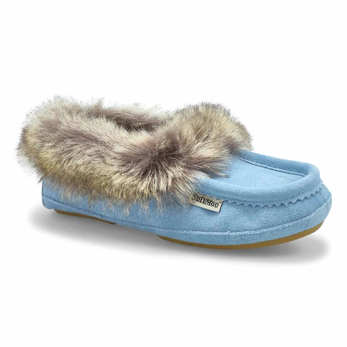 SoftMoc Women's Carrot 5 Faux Fur Moccasin - - Image 3