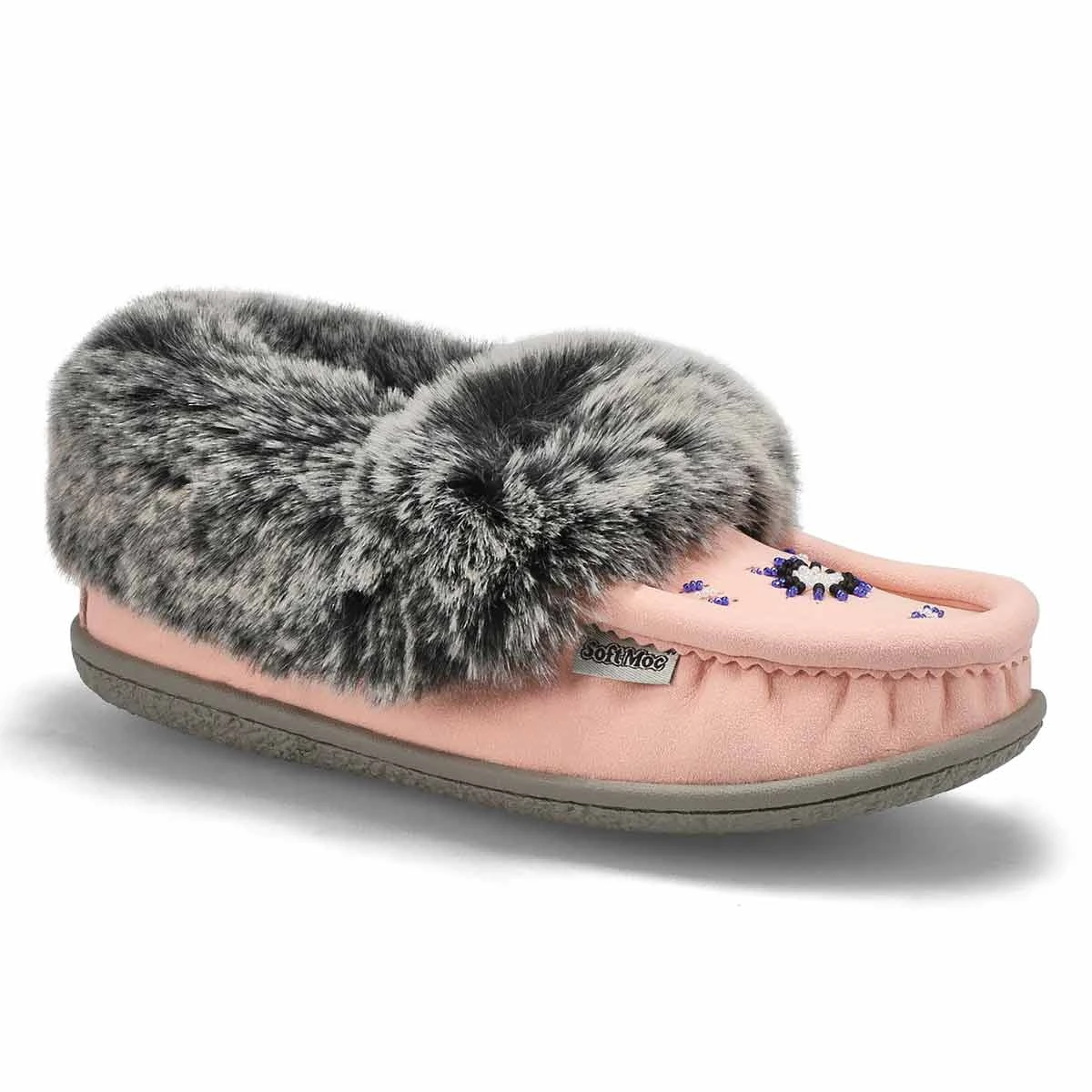 SoftMoc Women's Cute 5 V3 Faux Fur Vegan Moc - Image 5