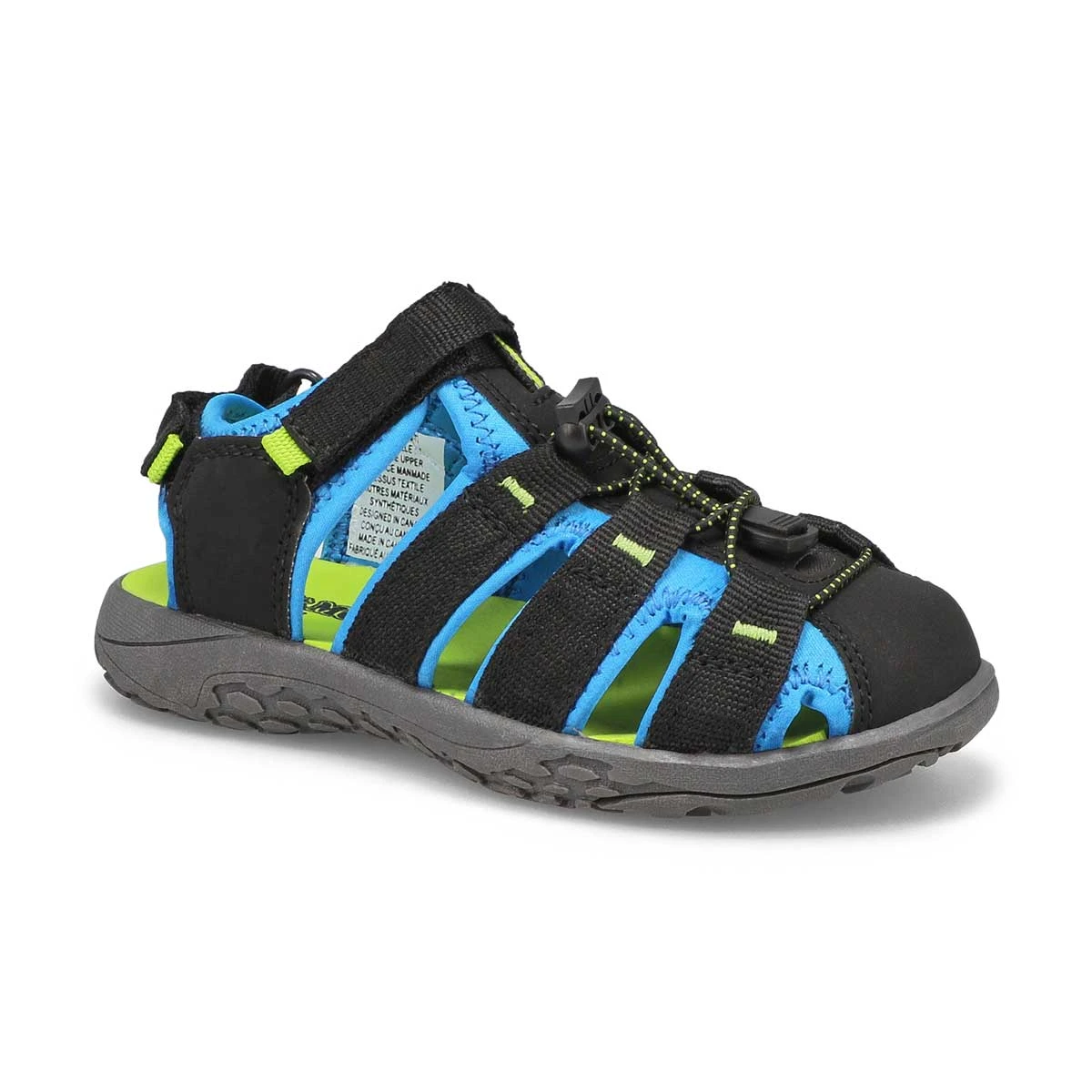 SoftMoc Boys' Kyle Fisherman Sandal - Black L - Image 2