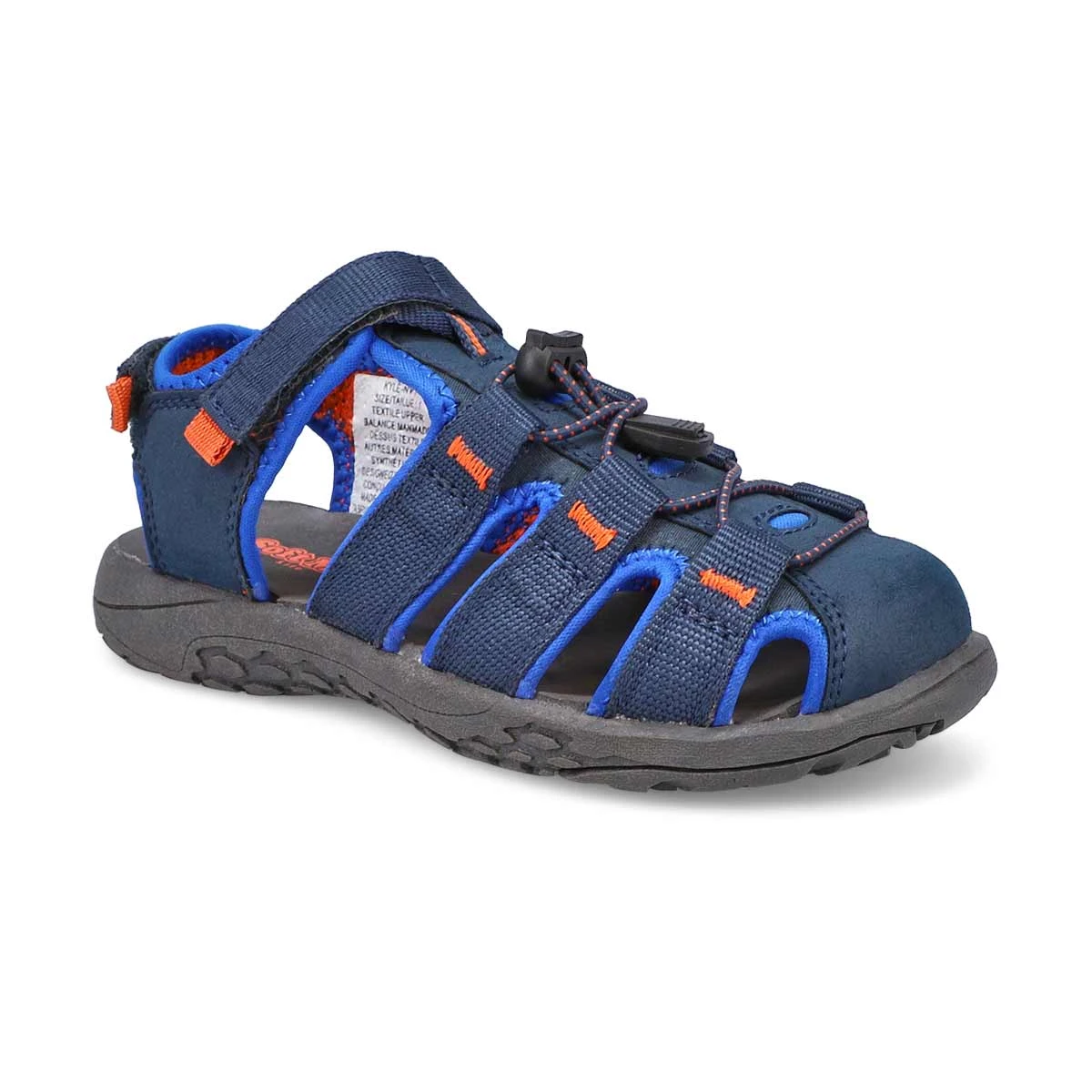 SoftMoc Boys' Kyle Fisherman Sandal - Navy