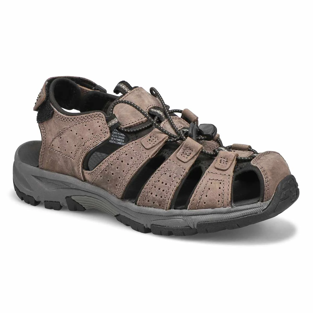 SoftMoc Men's Linus 2 Grey Fisherman Sandal -