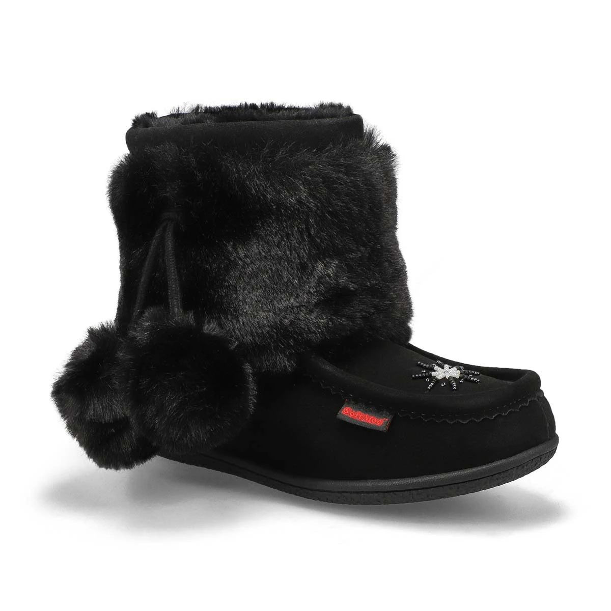 SoftMoc Girls' Minimuk3 Jr Faux Fur Mukluk -