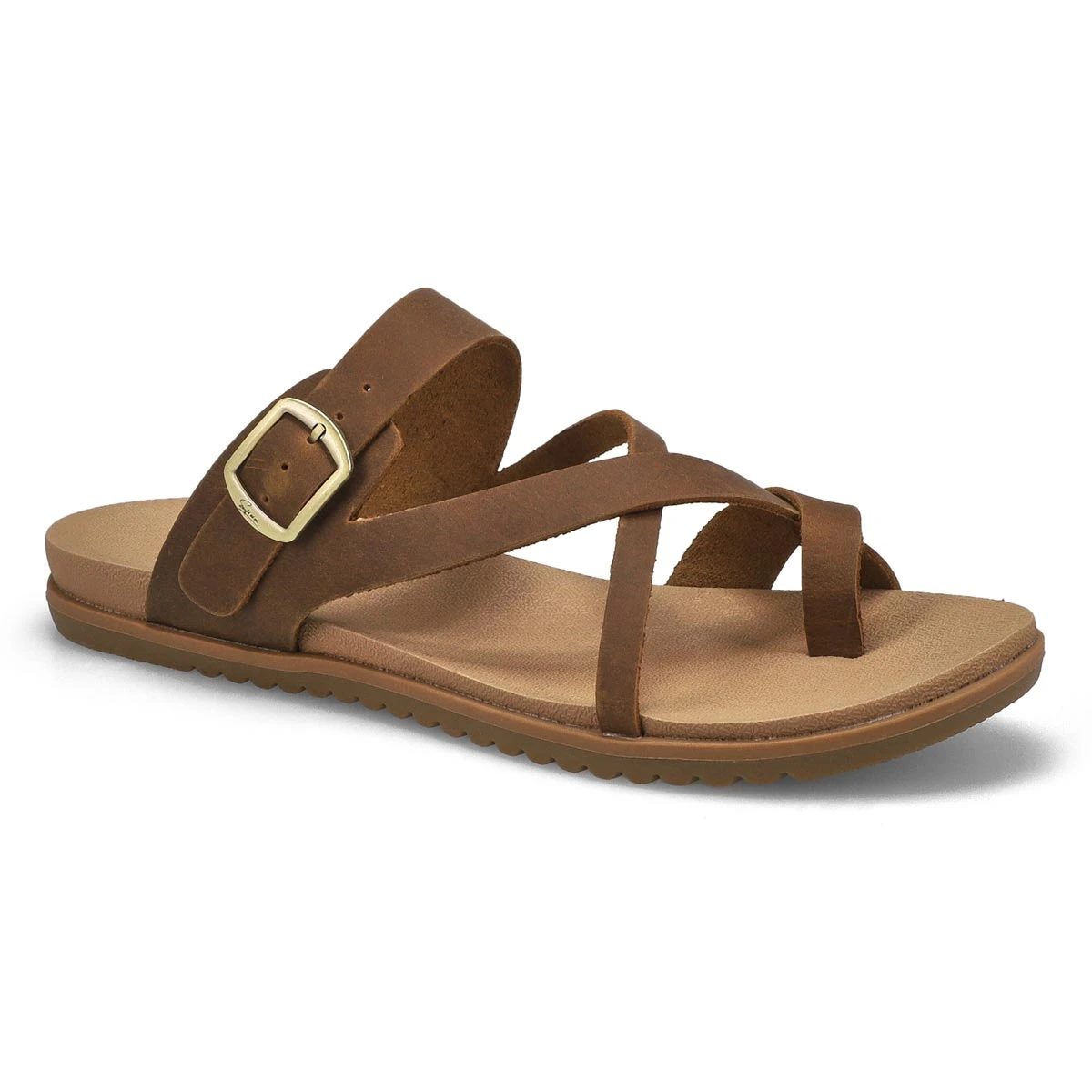 SoftMoc Women's Miya Toe Loop Sandal- Taupe - Image 3