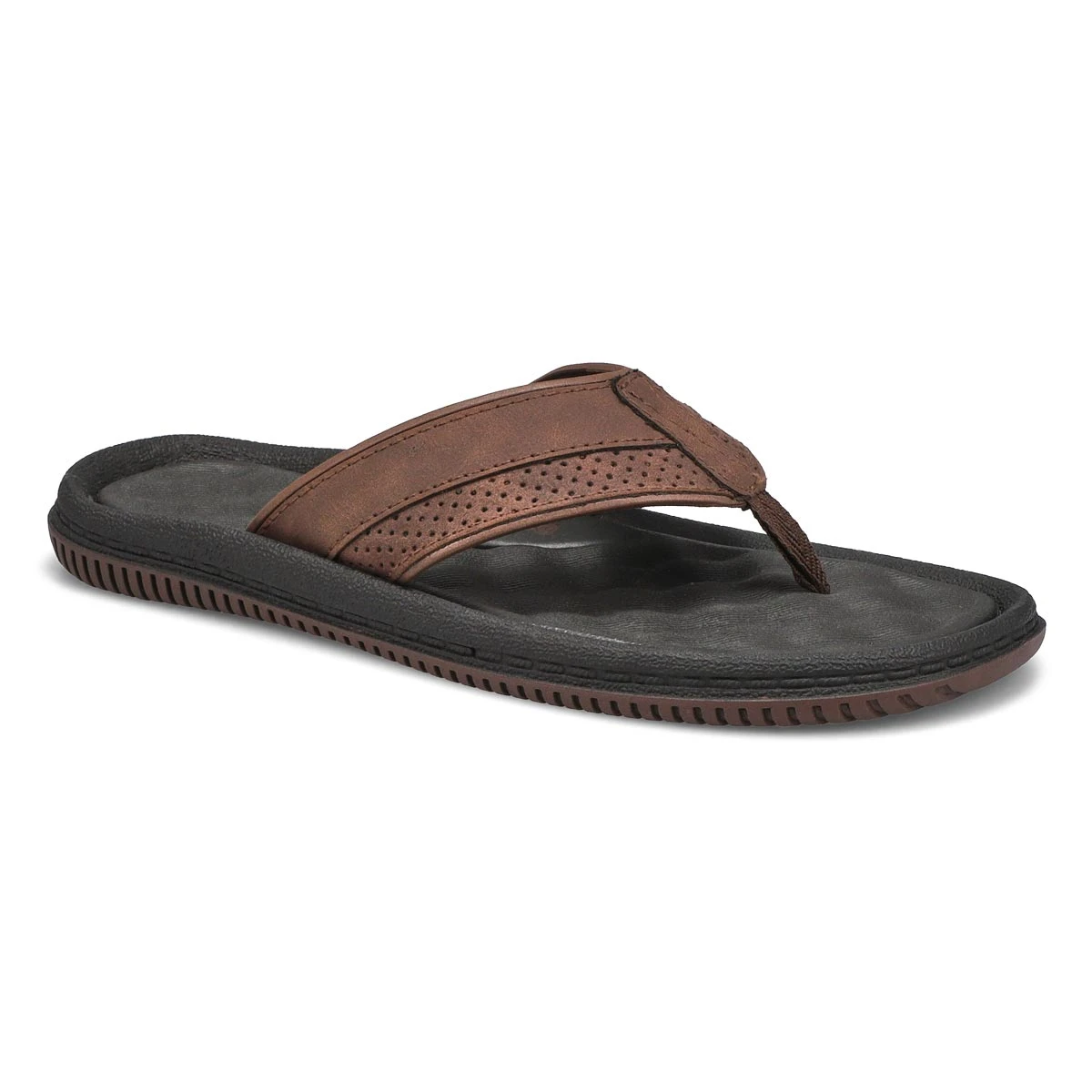 SoftMoc Men's Roland 2 Thong Sandal - Black - Image 2