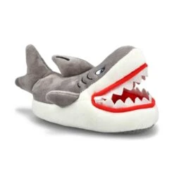 SoftMoc Kids' Shark Slipper - Grey /White